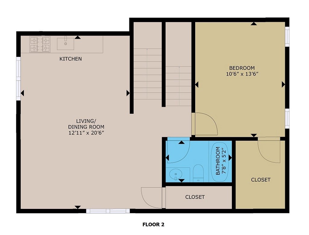 1213 N. Kingsley Drive N 1213 1/2