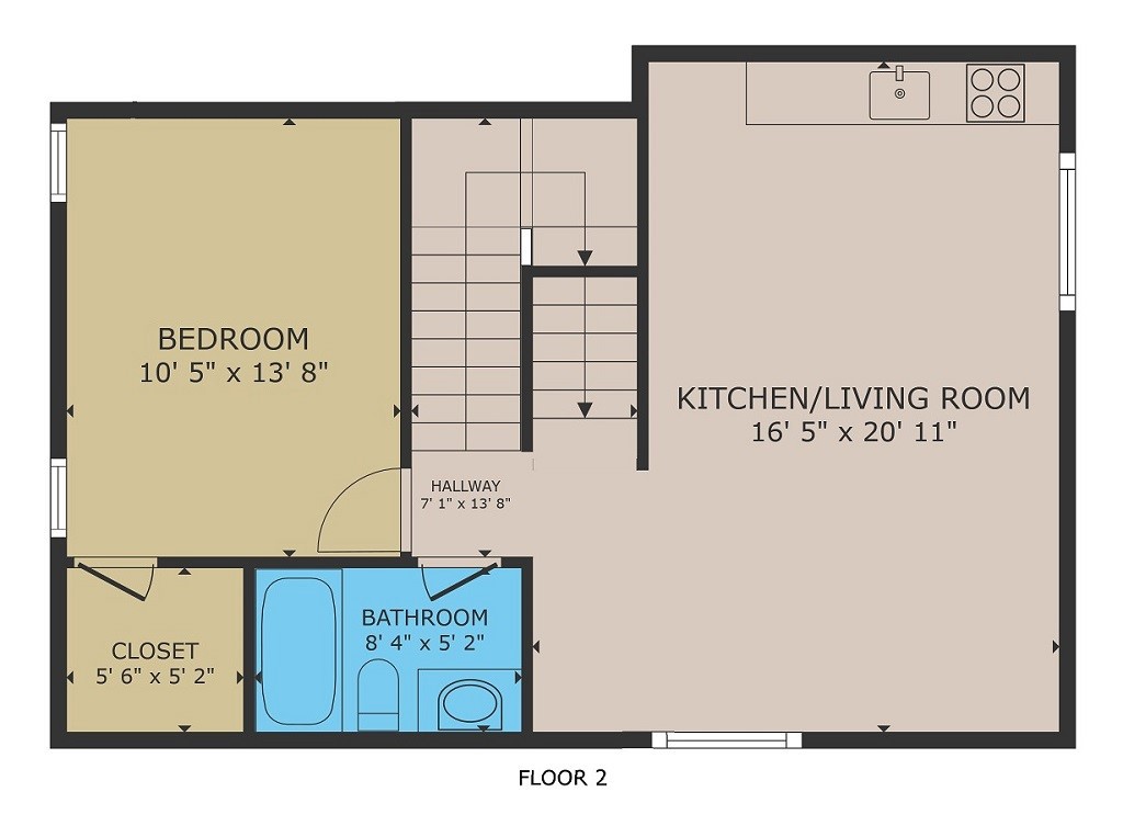 1213 N. Kingsley Drive N