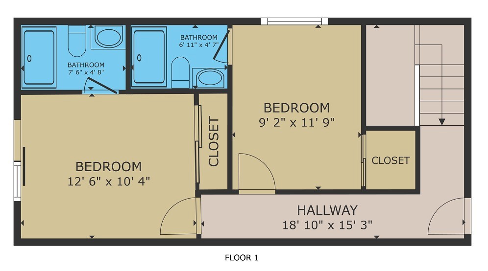 1215 N. Kingsley Drive N 1215 1/2