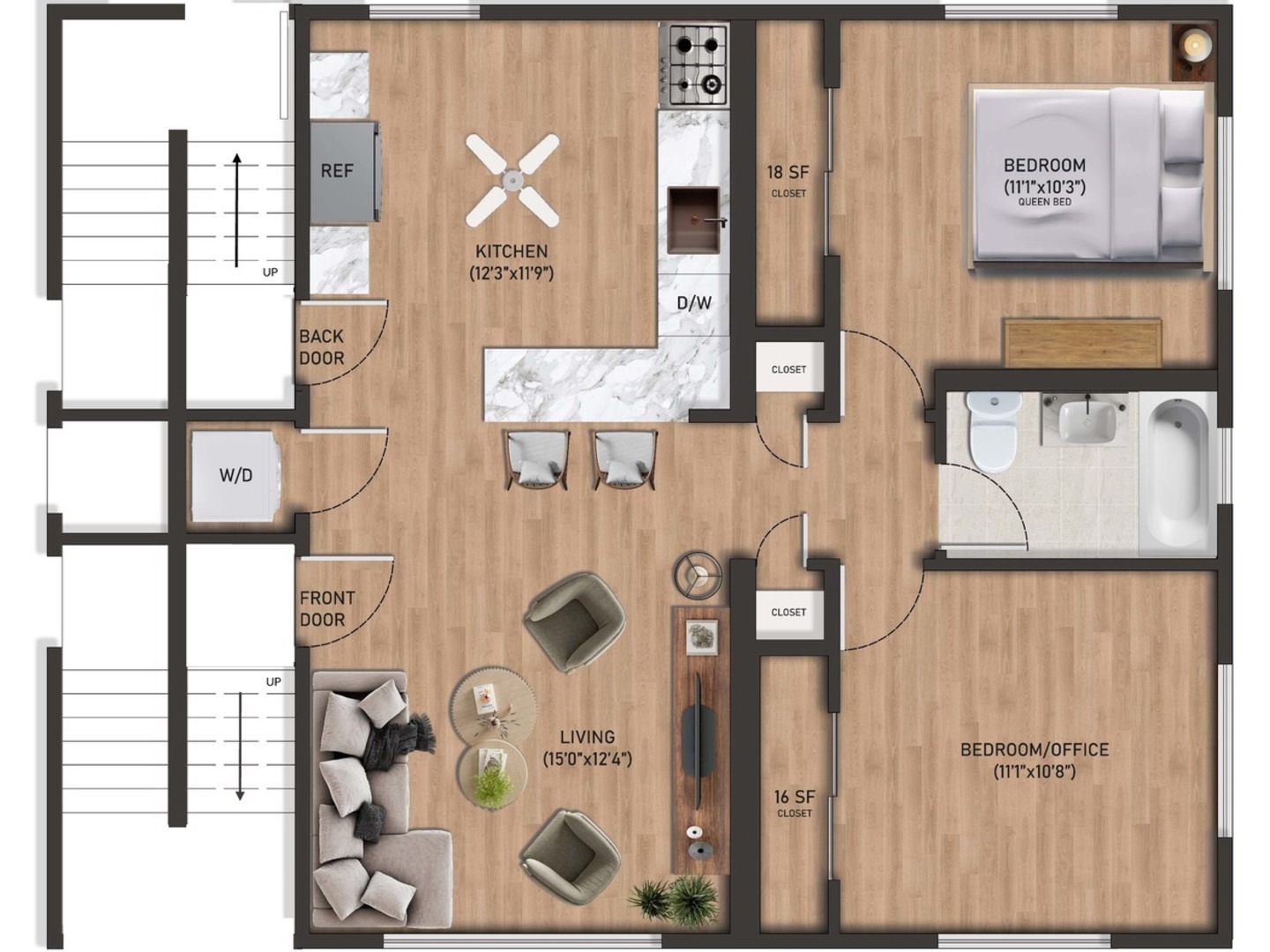 143 Ann Street Unit: 1N