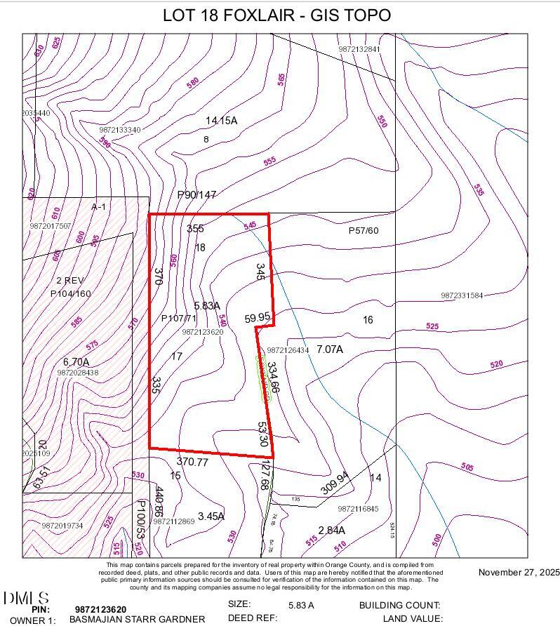 Lot 18 Foxlair Road