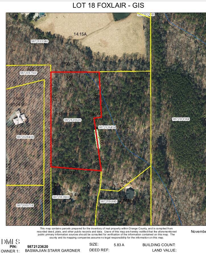 Lot 18 Foxlair Road