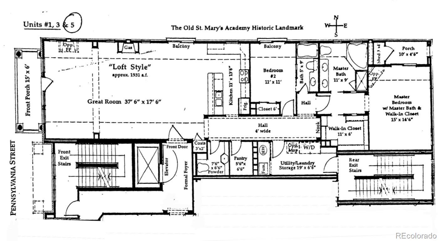 1352 N Pennsylvania Street Unit: 5