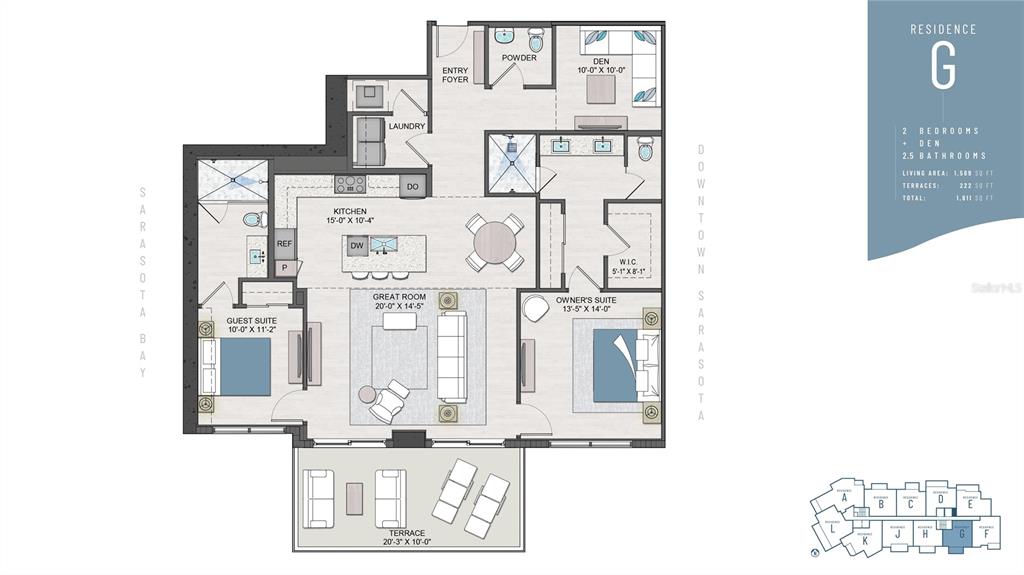 301 QUAY COMMONS #707