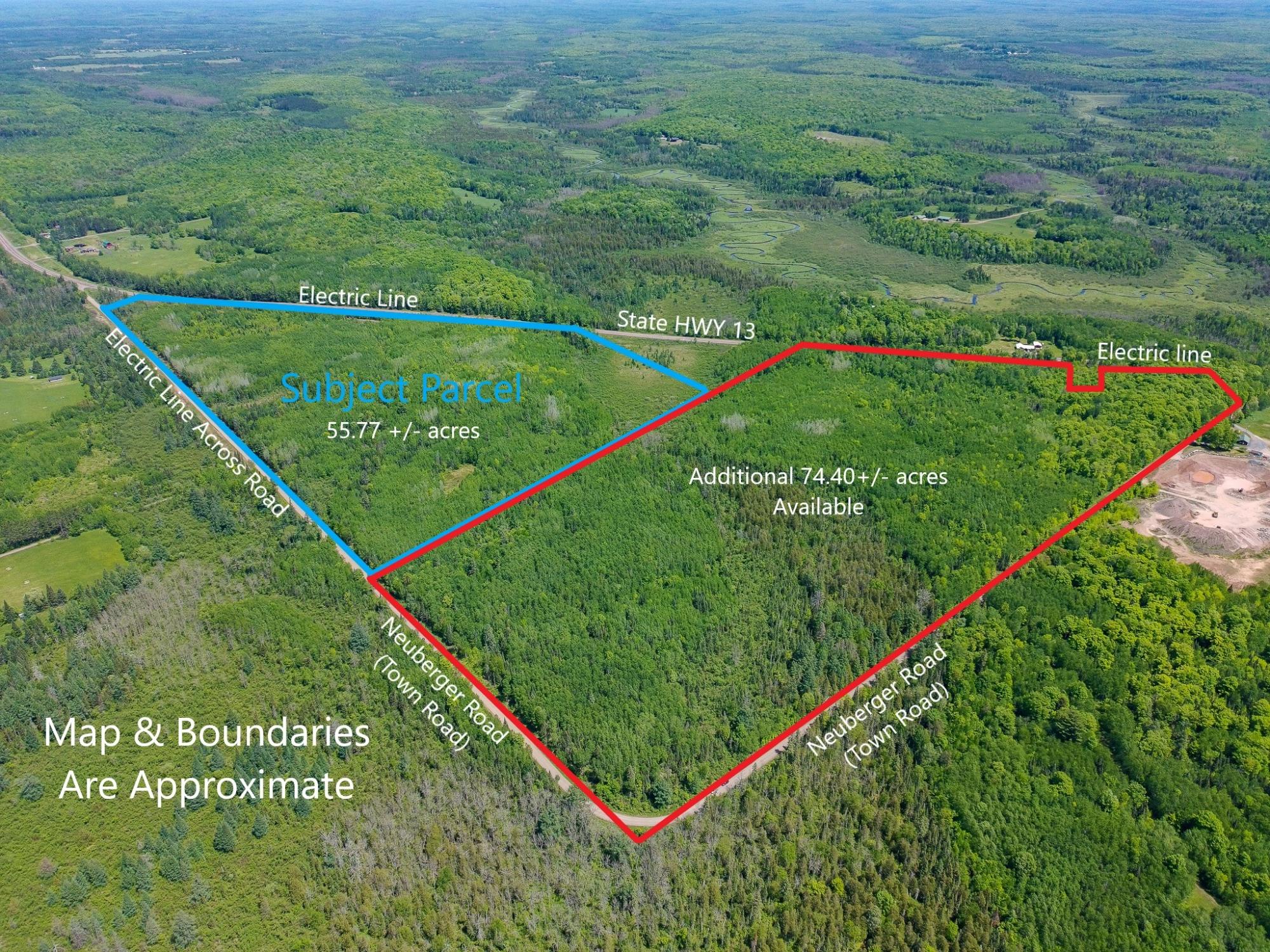 55.77 AC NEUBERGER RD +/- 55.77