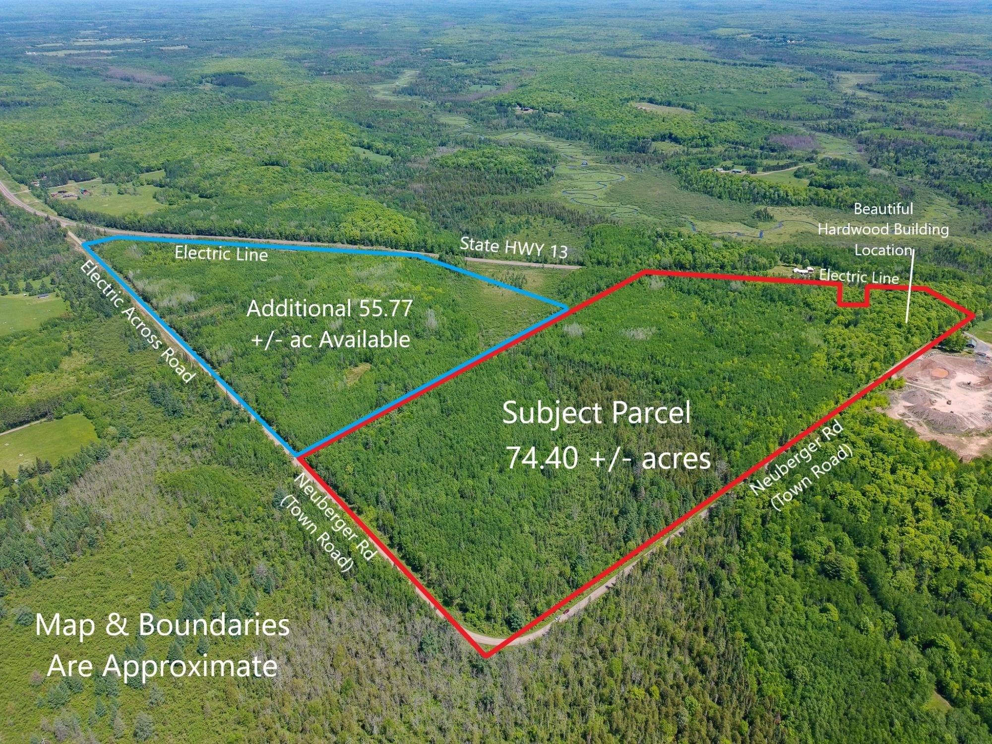 74.40 AC NEUBERGER RD +/- 74.40