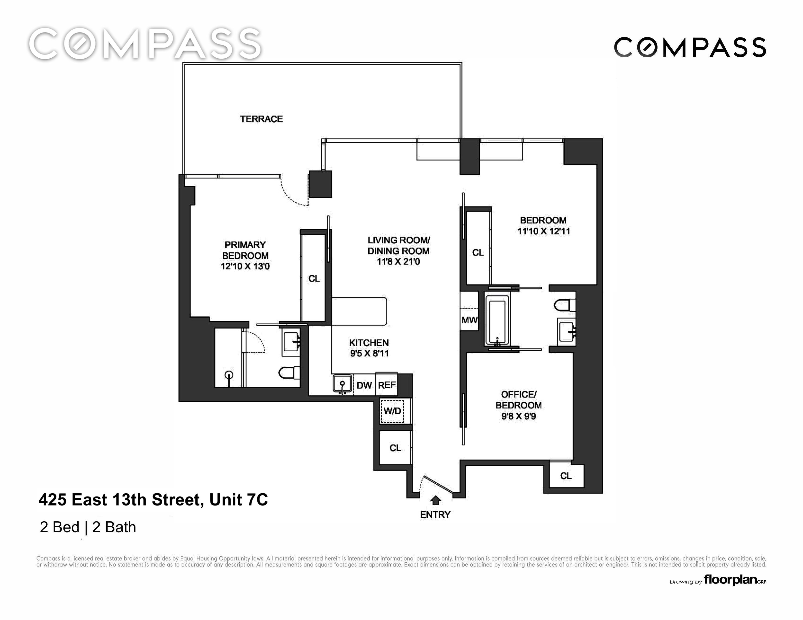425 E 13th St, Unit 7C