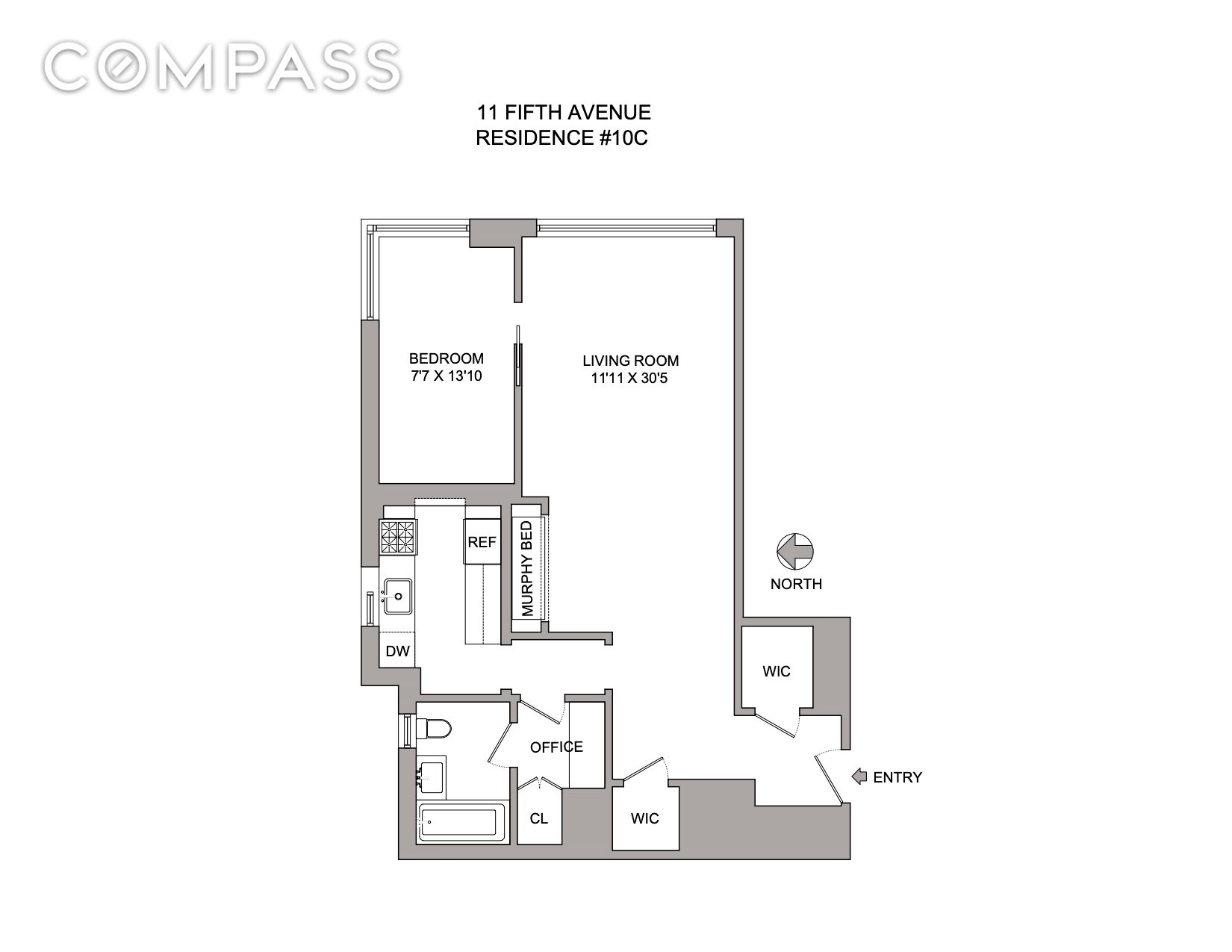 11 Fifth Avenue Unit: 10-C