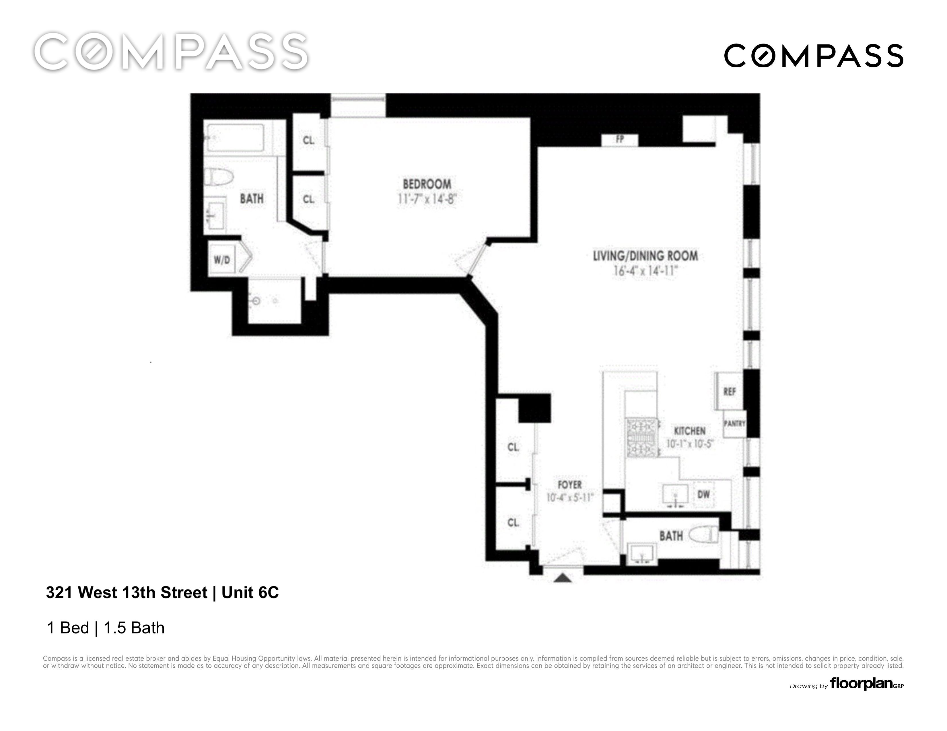 321 W 13th St, Unit 6C