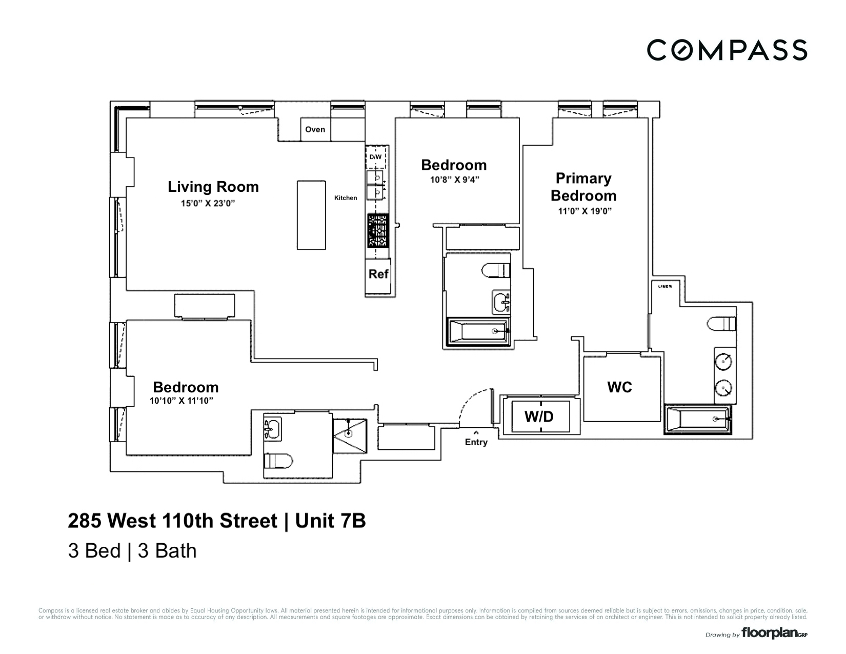 285 W 110th Street 7B