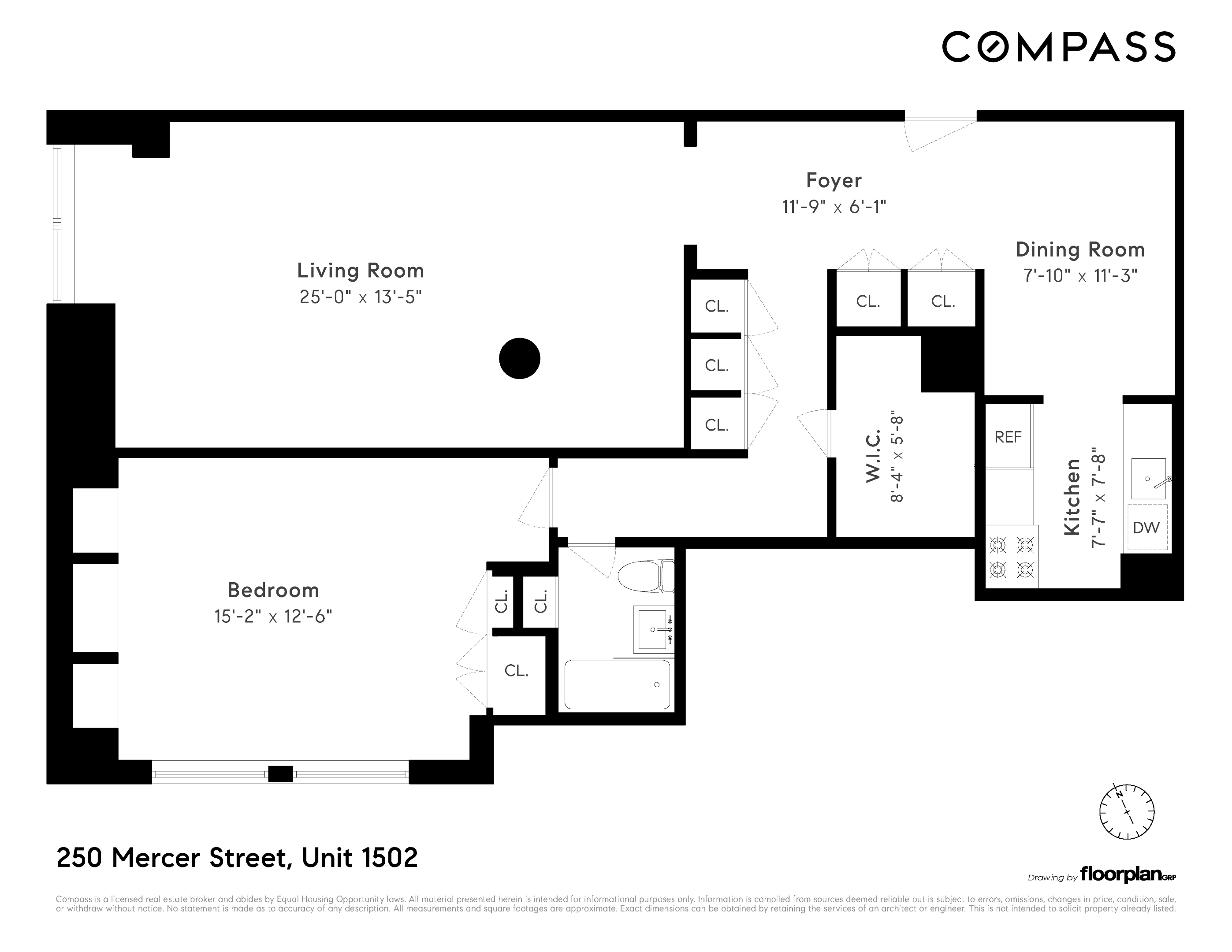 250 Mercer Street B1502