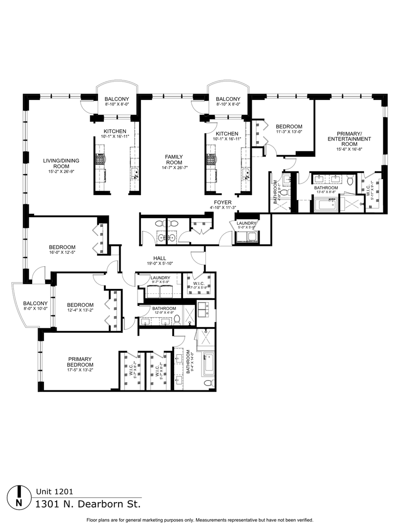 1301 N Dearborn Street Unit: 1201-2