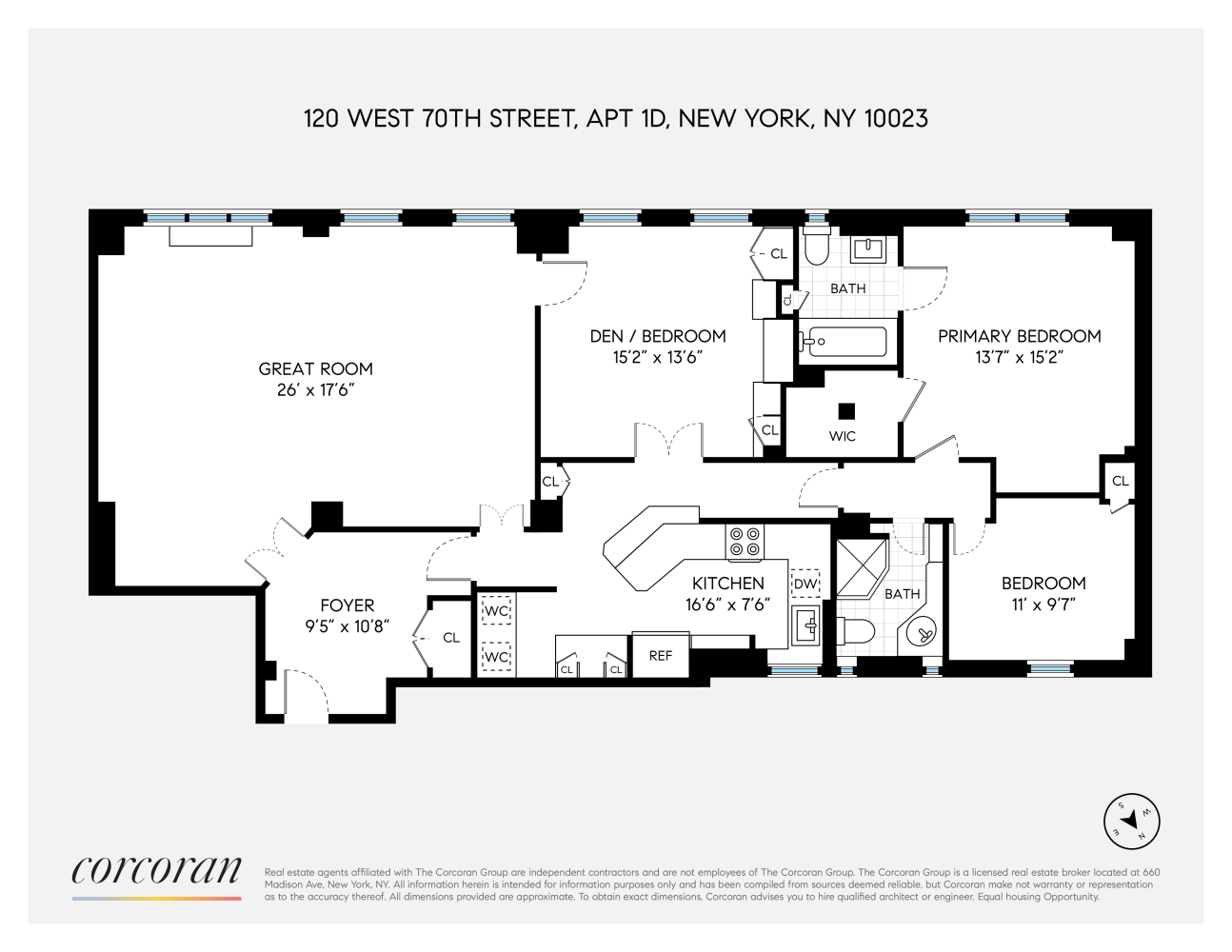 120 W 70TH Street 1D