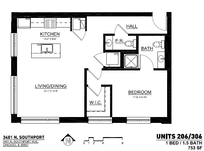 1348 W Roscoe Street Unit: 209