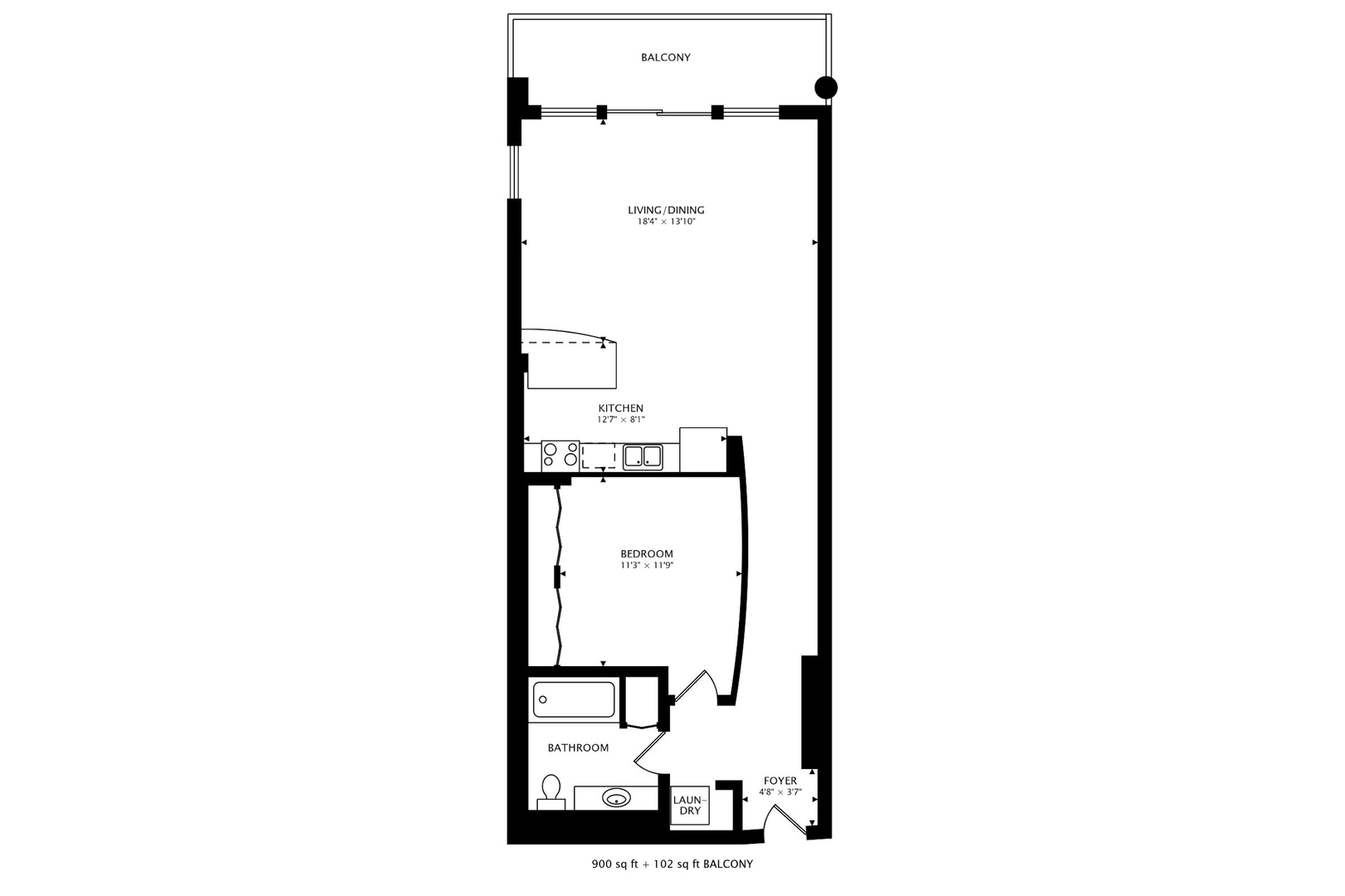 900 N KINGSBURY Street Unit: 1019