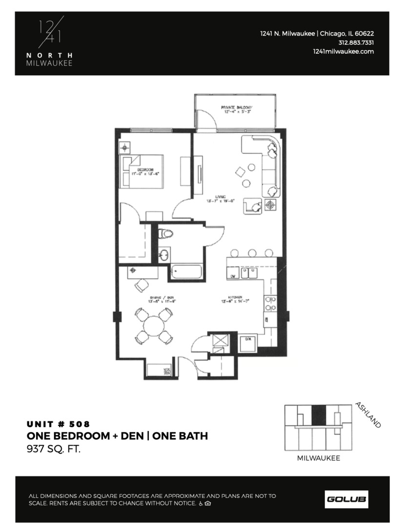 1241 N MILWAUKEE Avenue Unit: 508