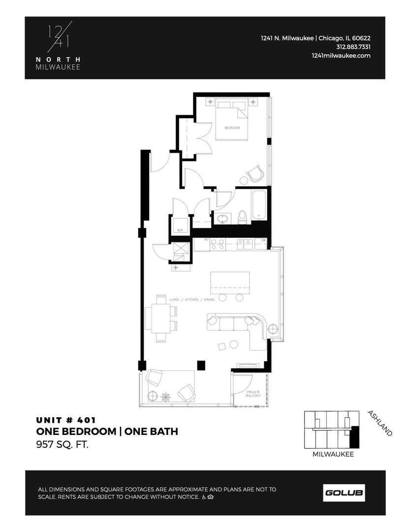 1241 N MILWAUKEE Avenue Unit: 401