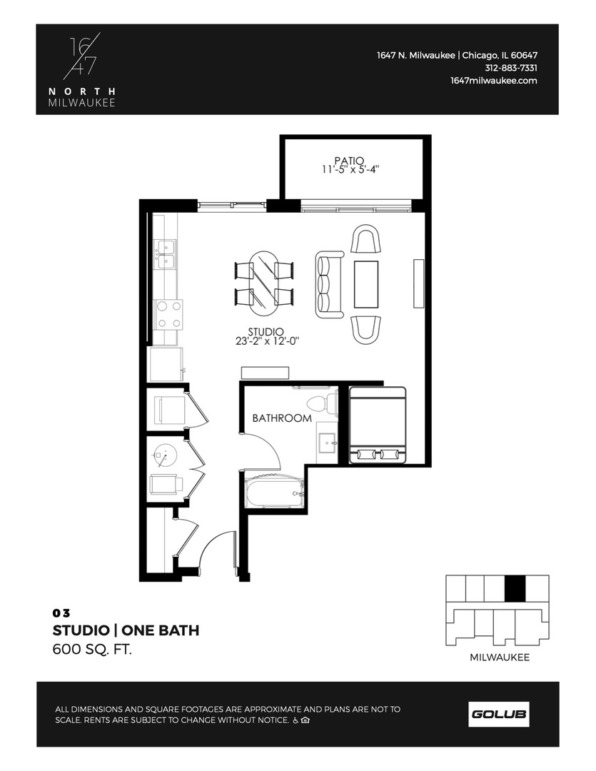 1647 N Milwaukee Avenue Unit: 403