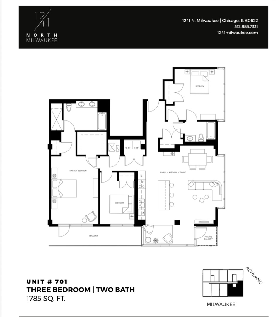 1241 N MILWAUKEE Avenue Unit: 701