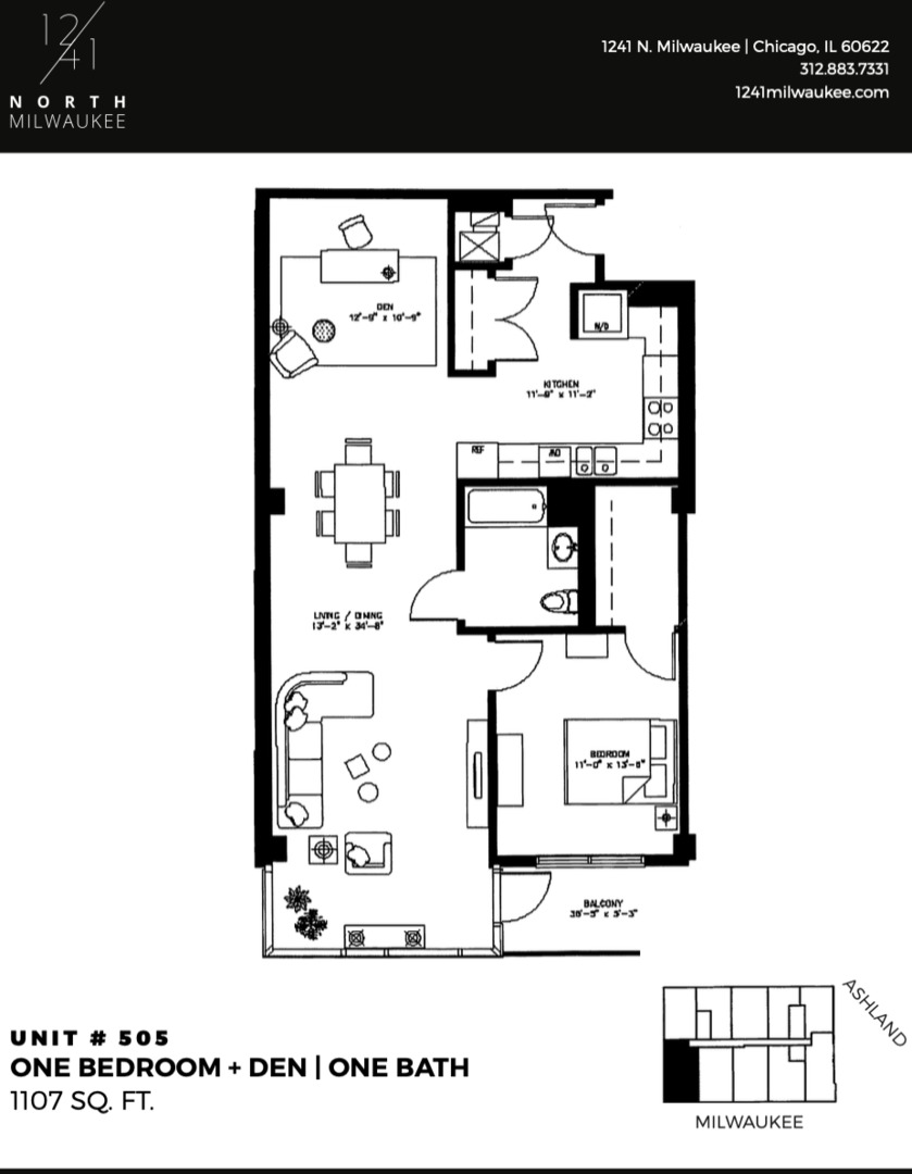 1241 N MILWAUKEE Avenue Unit: 505