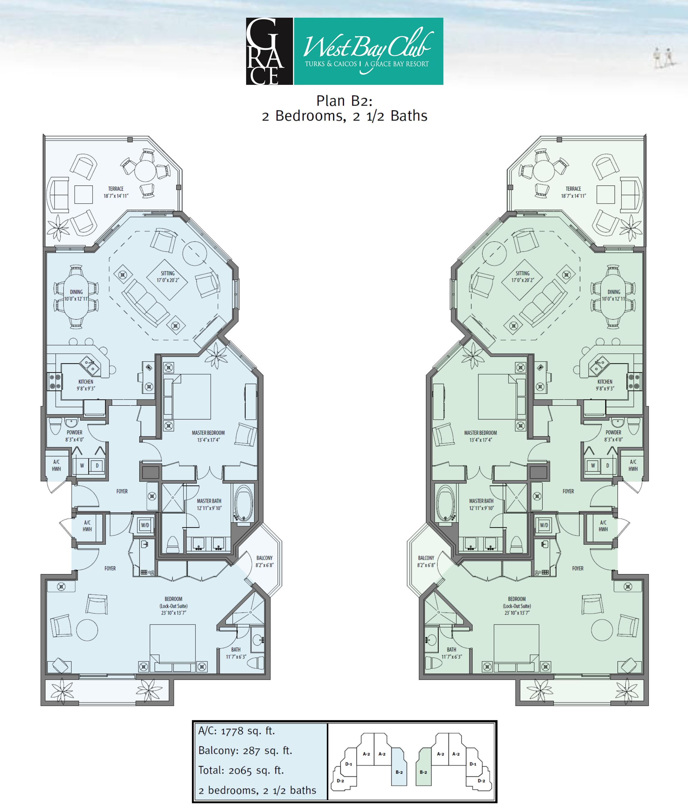 West Bay Club Suite 206