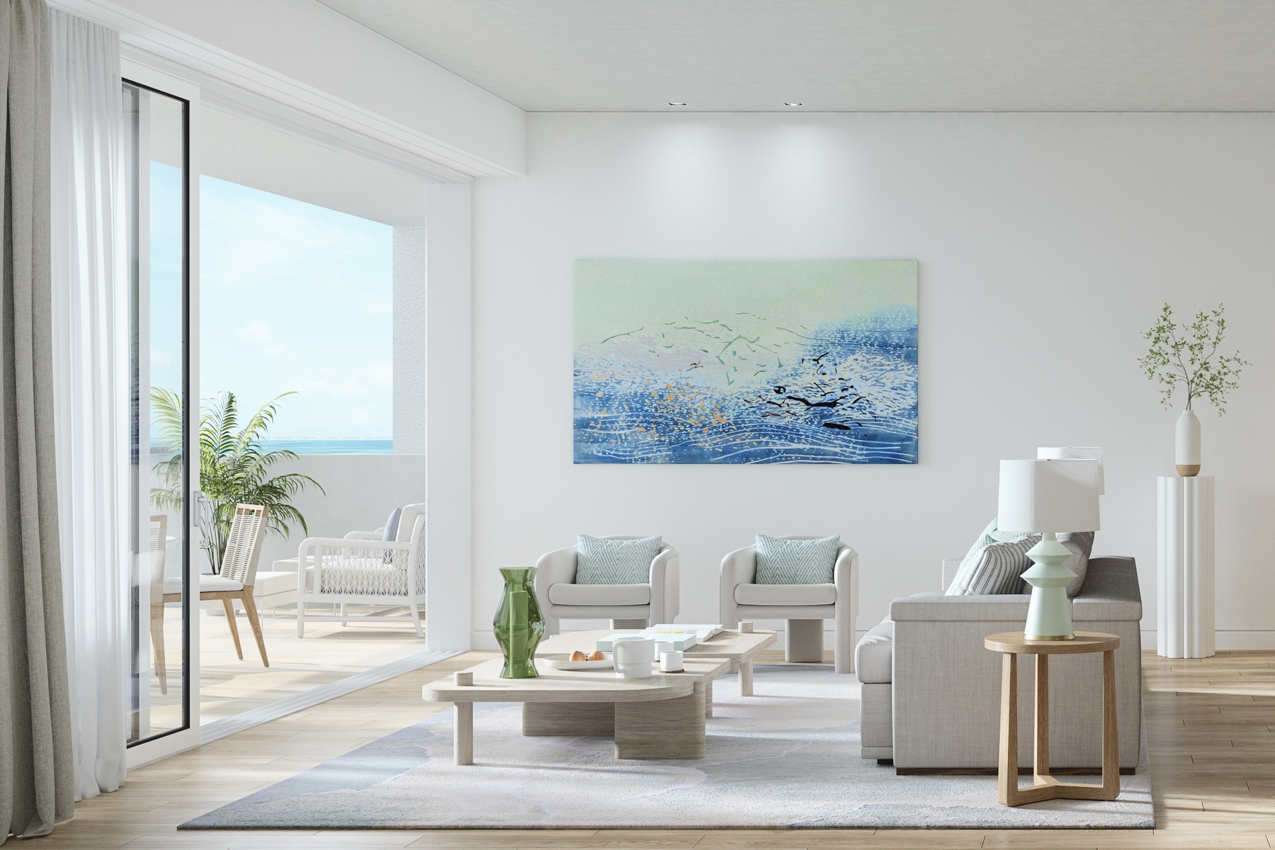 The Point - R109/110 2BR Beach Level with Plunge Pool