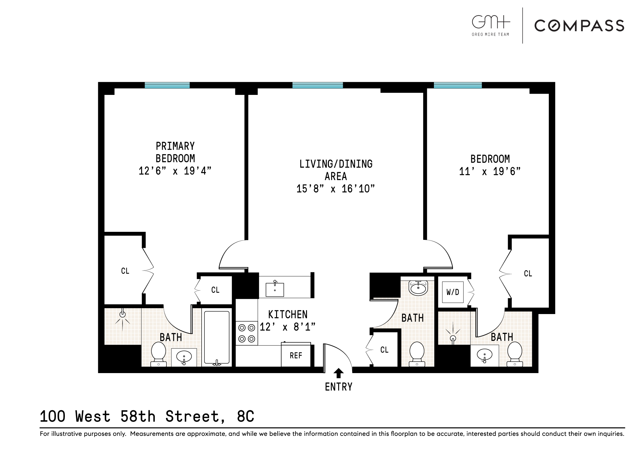 100 W 58th Street 8C