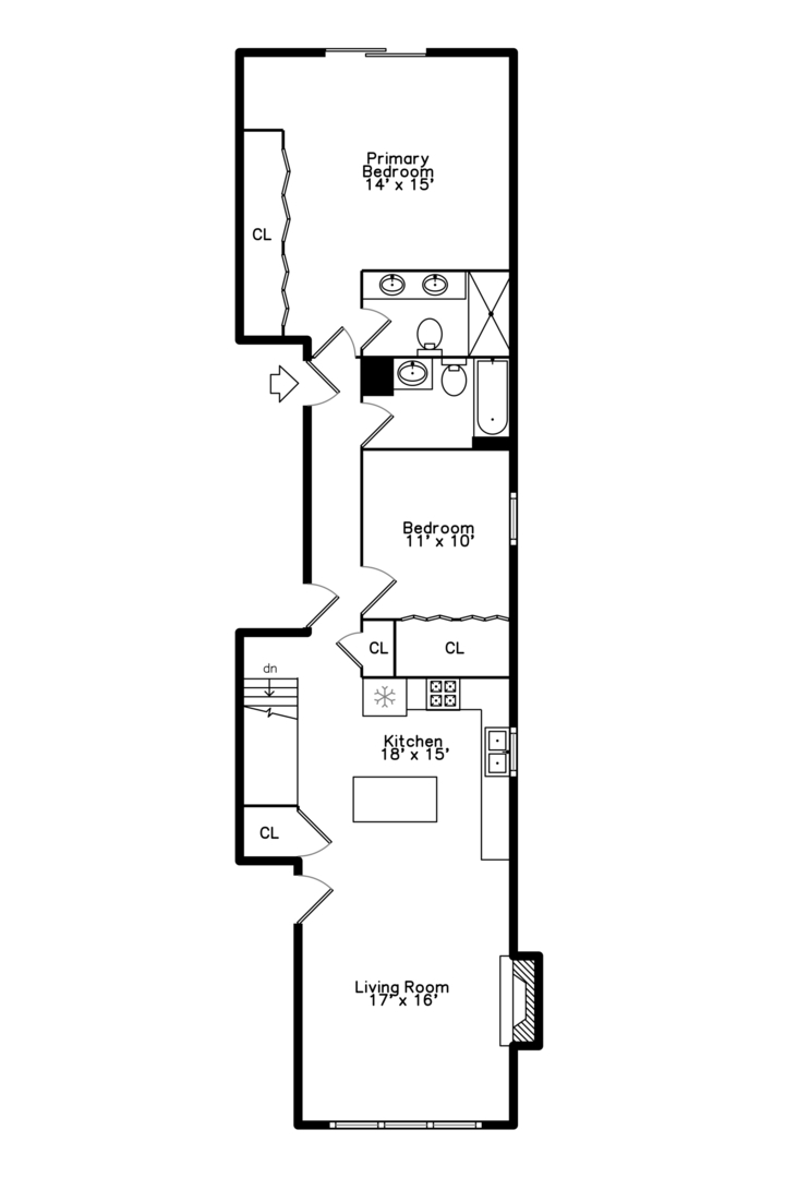 323 W Schiller Street Unit: 1W