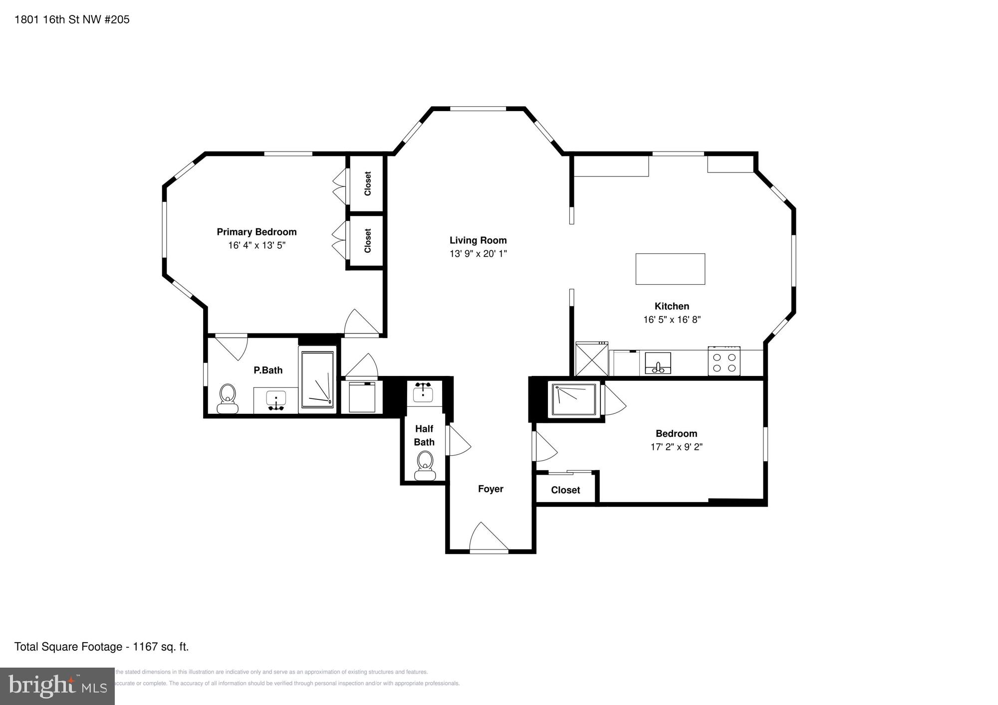 1801 16th St NW #205