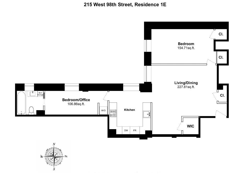 215 W 98TH Street 1E