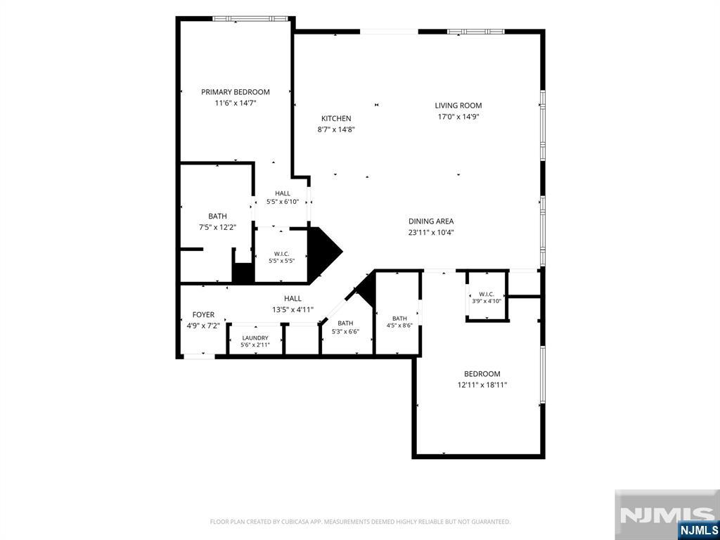 Floor plan for 4410 Riverview Avenue 410, showing room layout and dimensions.