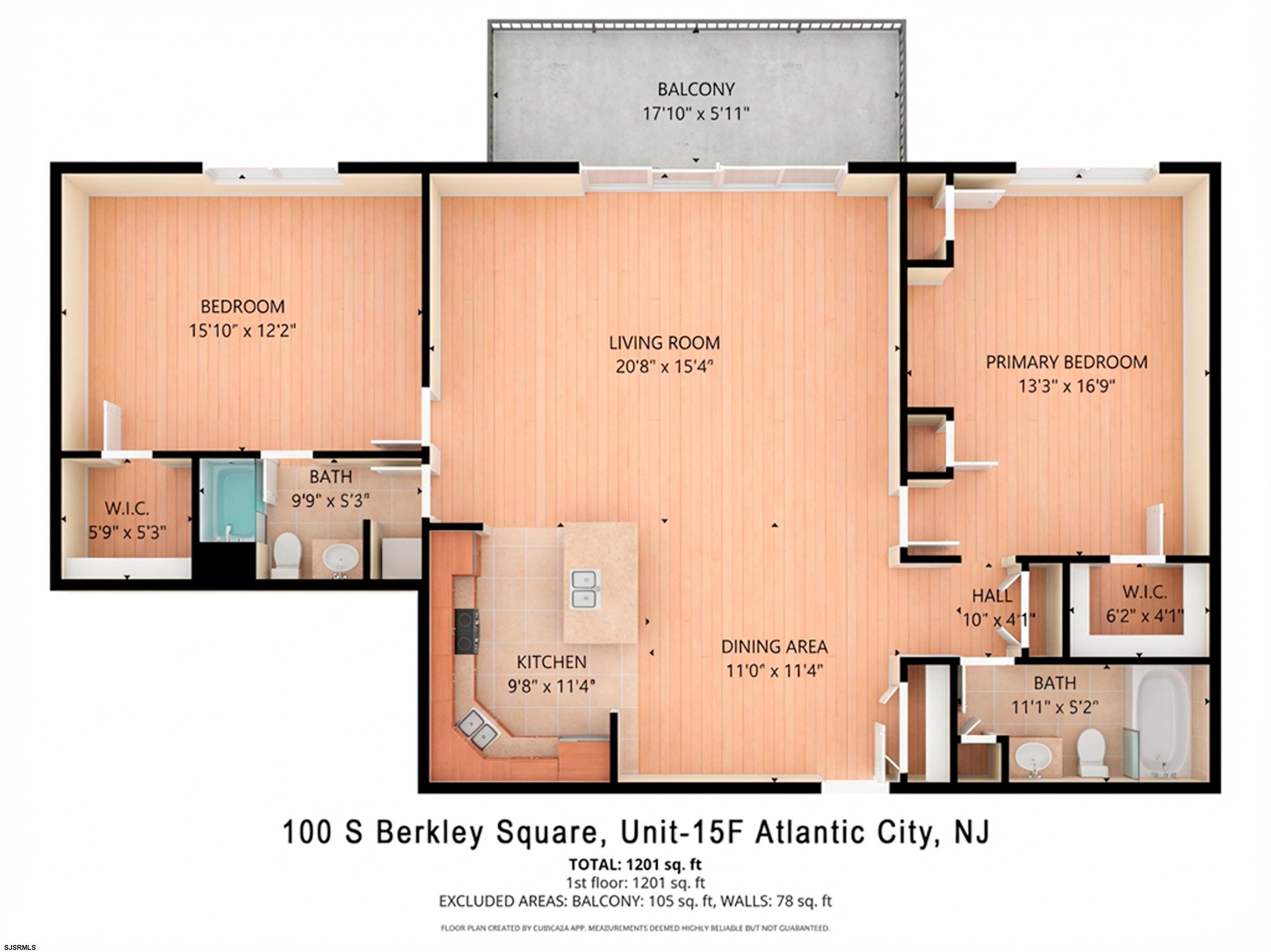 100 S Berkley Square Unit: 15F