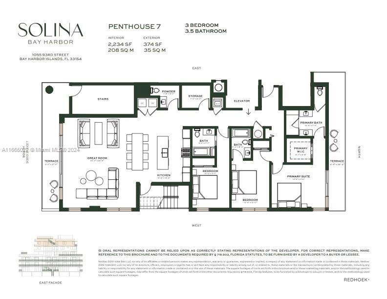 1055 93rd St Unit: PH7