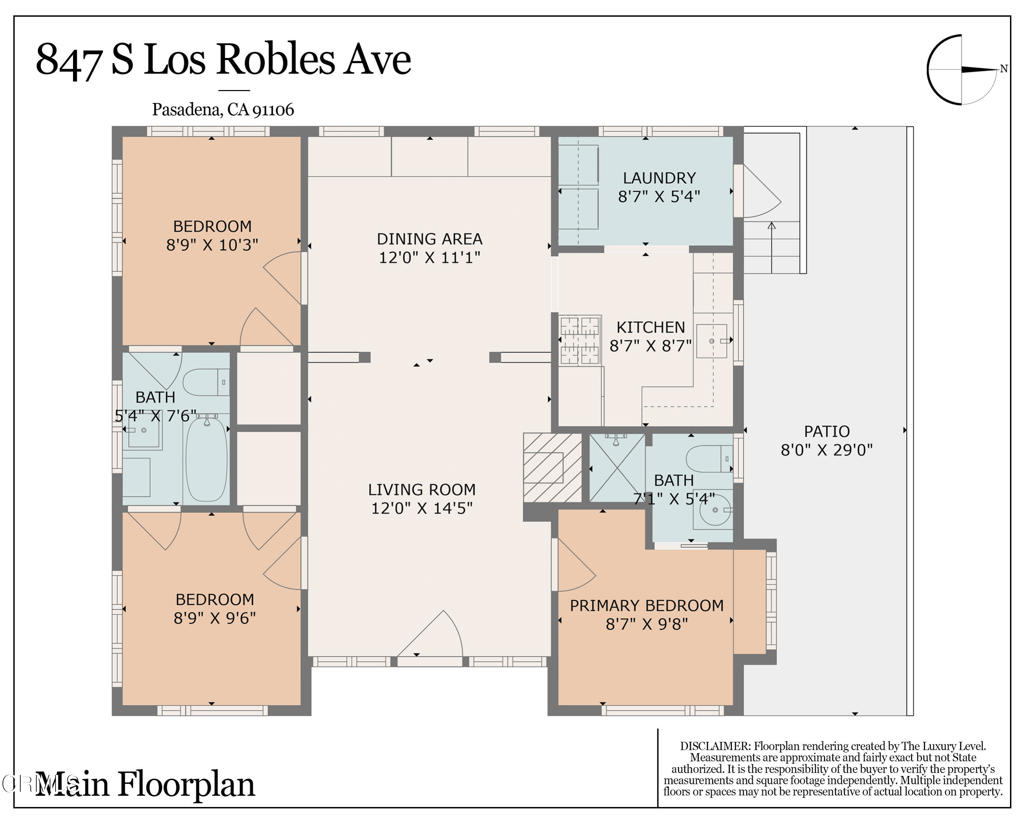 845 847 S Los Robles Avenue
