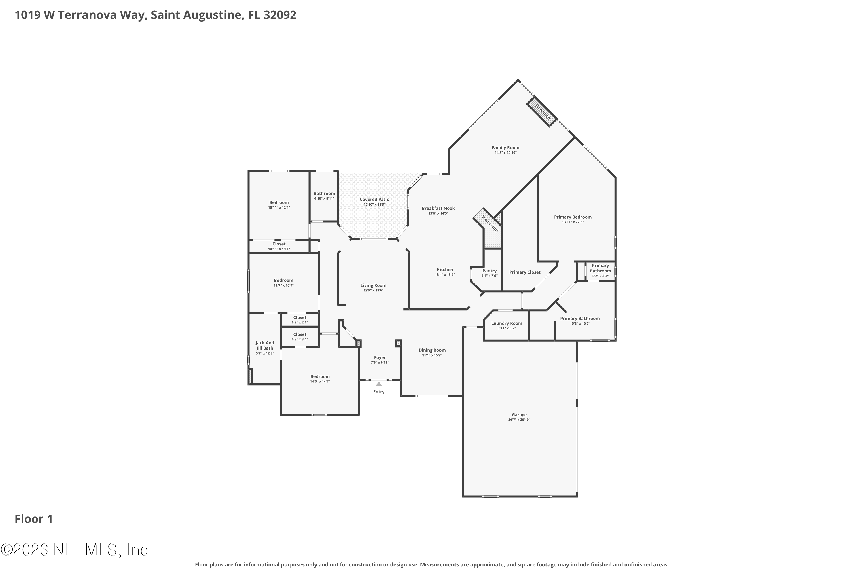 1019 W TERRANOVA Way, St. Augustine