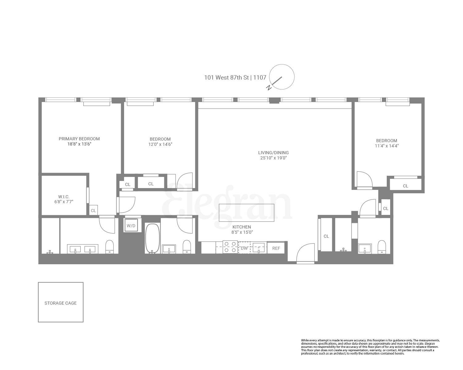 101 West 87th Street Unit: 1107