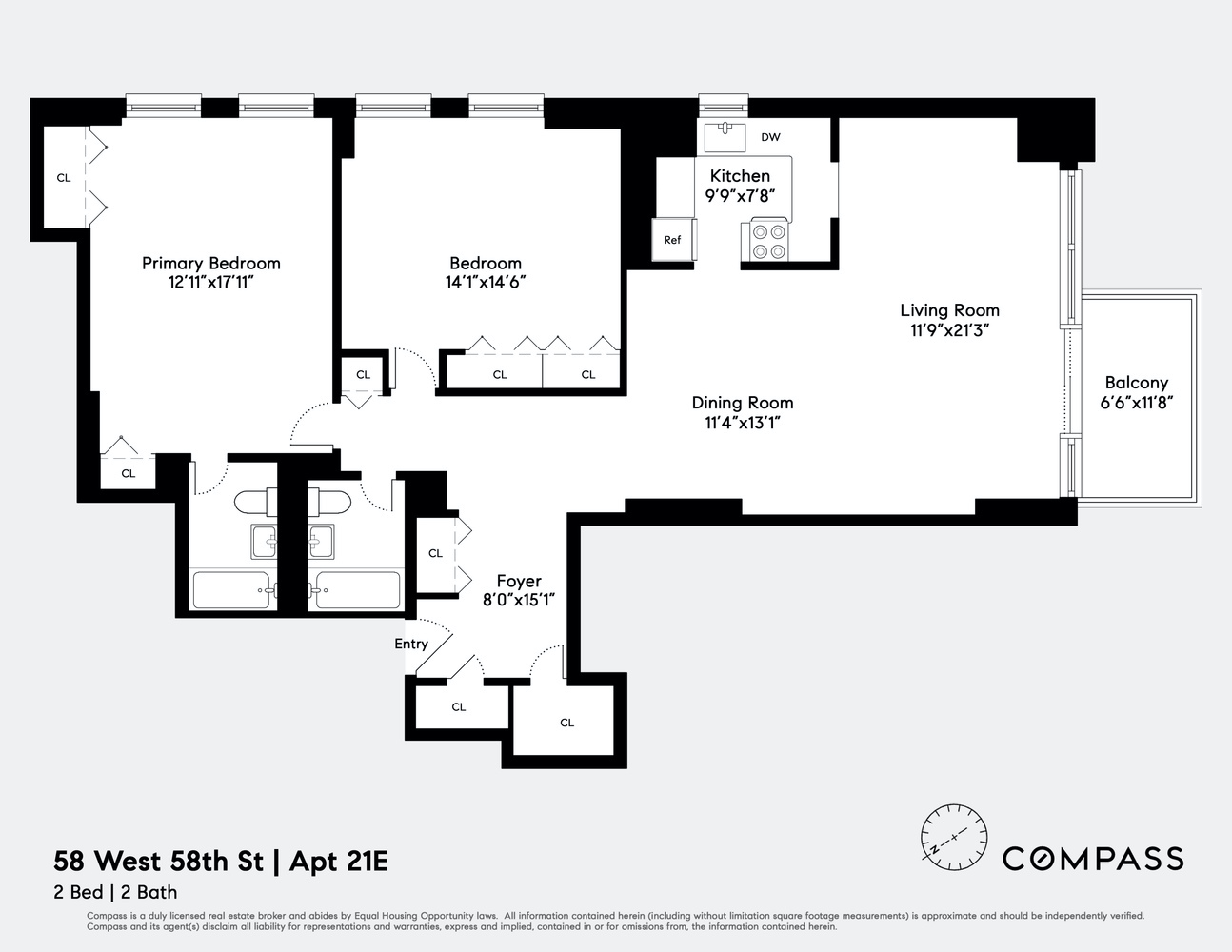 58 W 58th Street 21E
