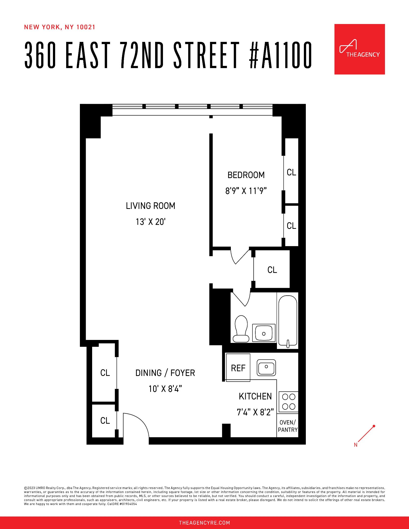 360 E 72nd Street A-1100