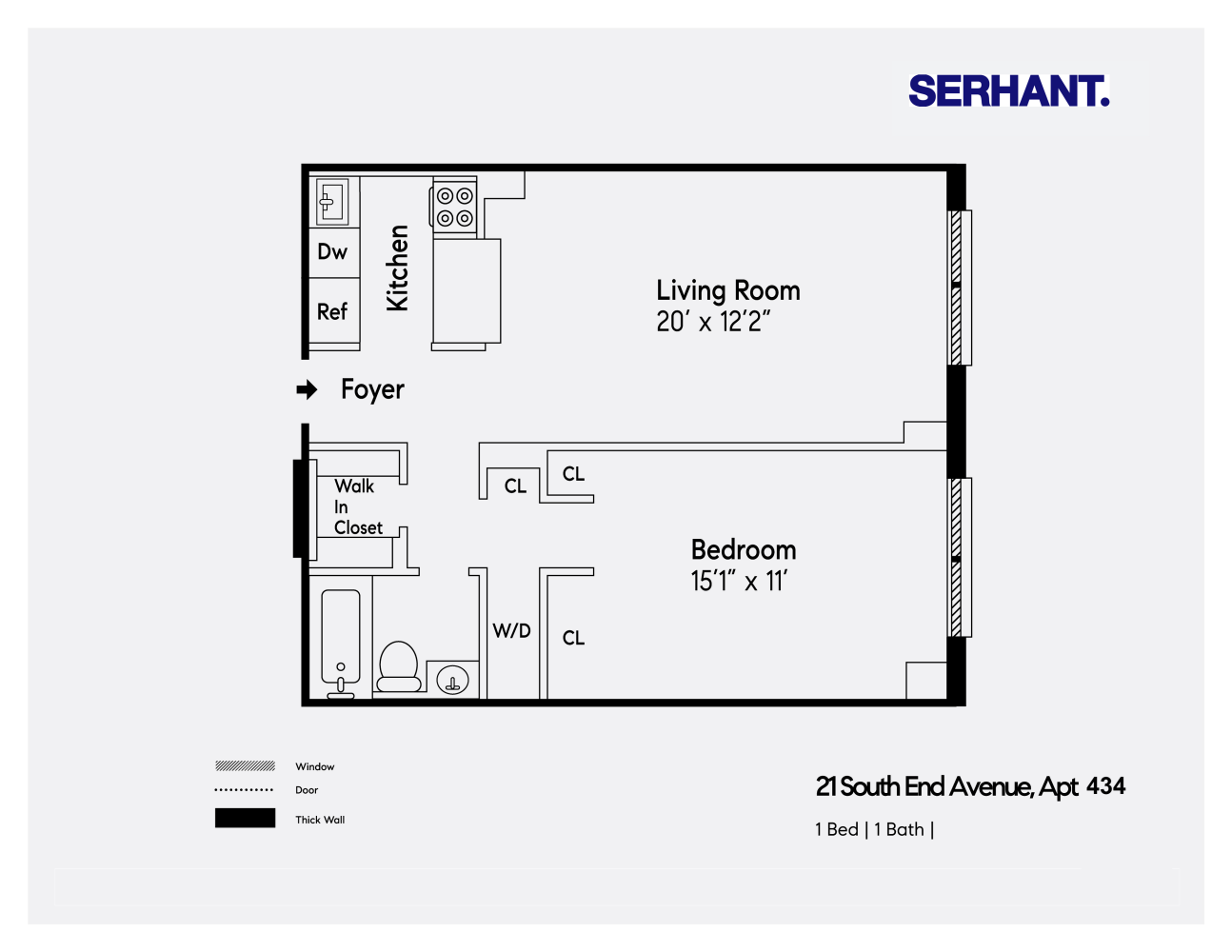 21 S END Avenue 434