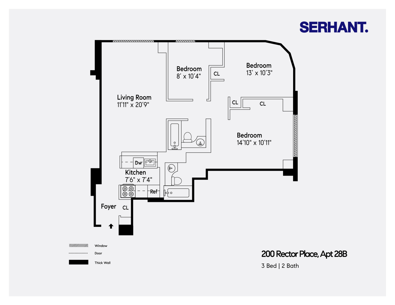 200 RECTOR Place 28B