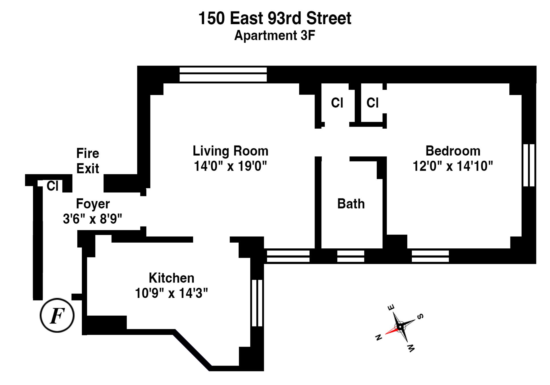 150 E 93RD Street 3F