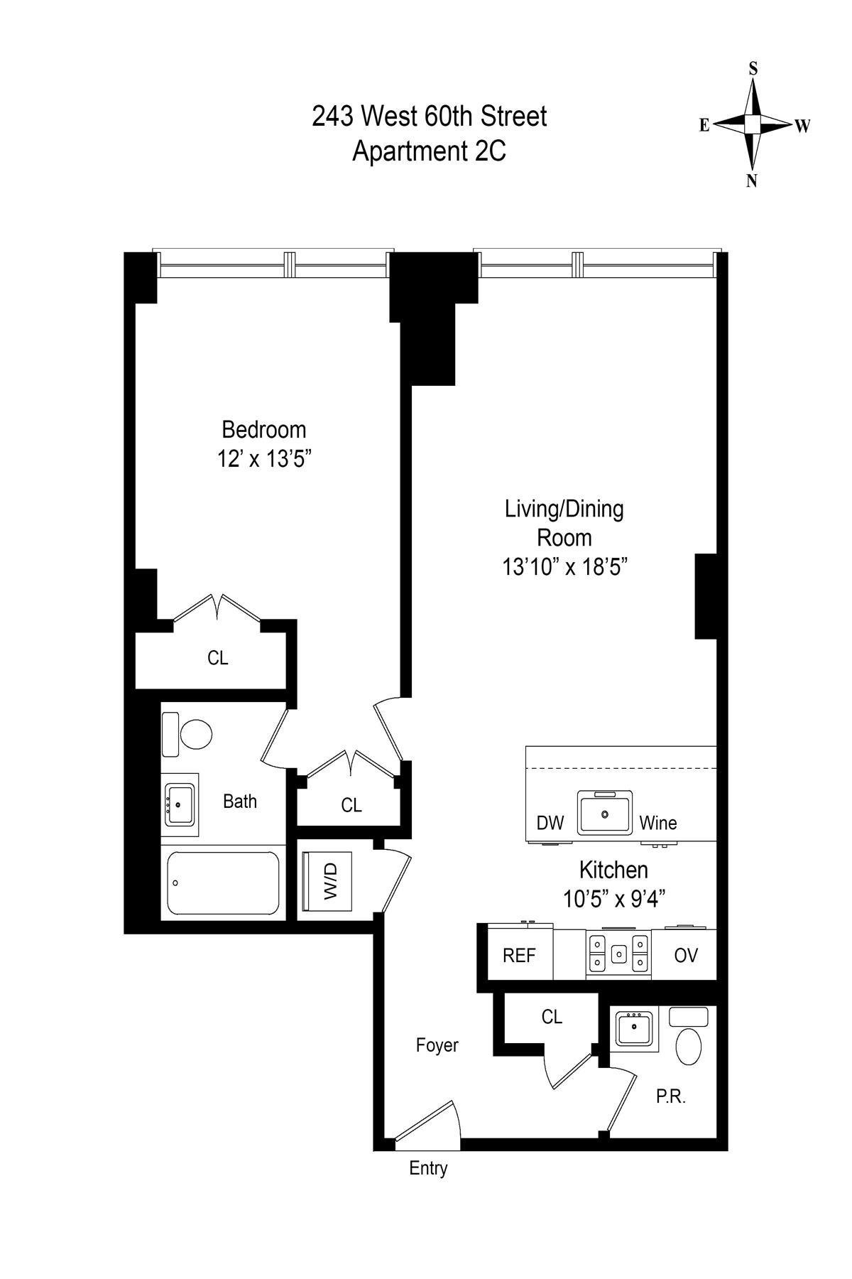 243 W 60th Street 2-C