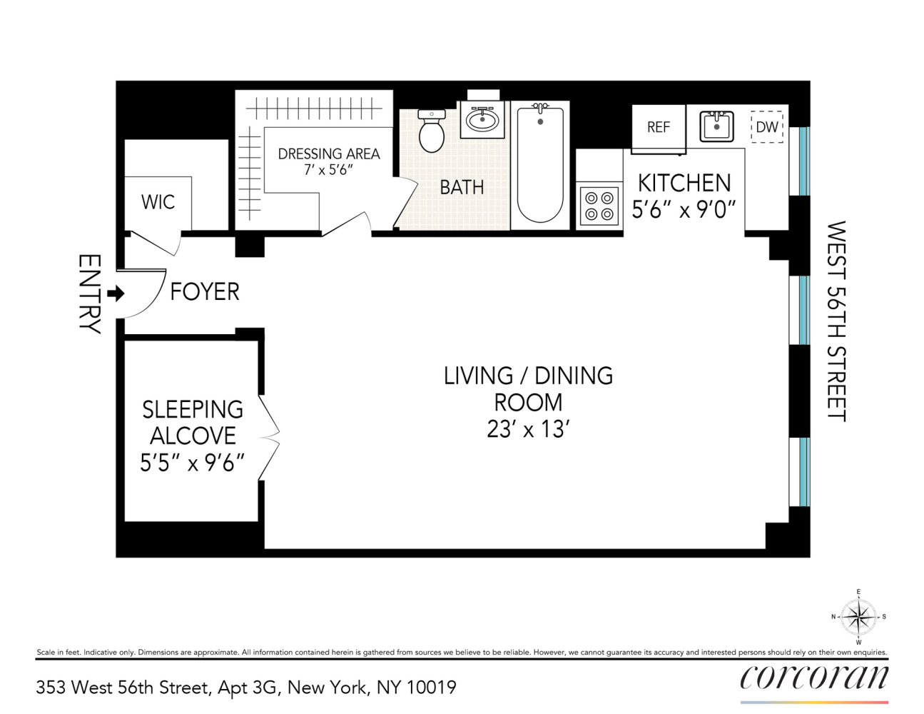 353 W 56TH Street 3G