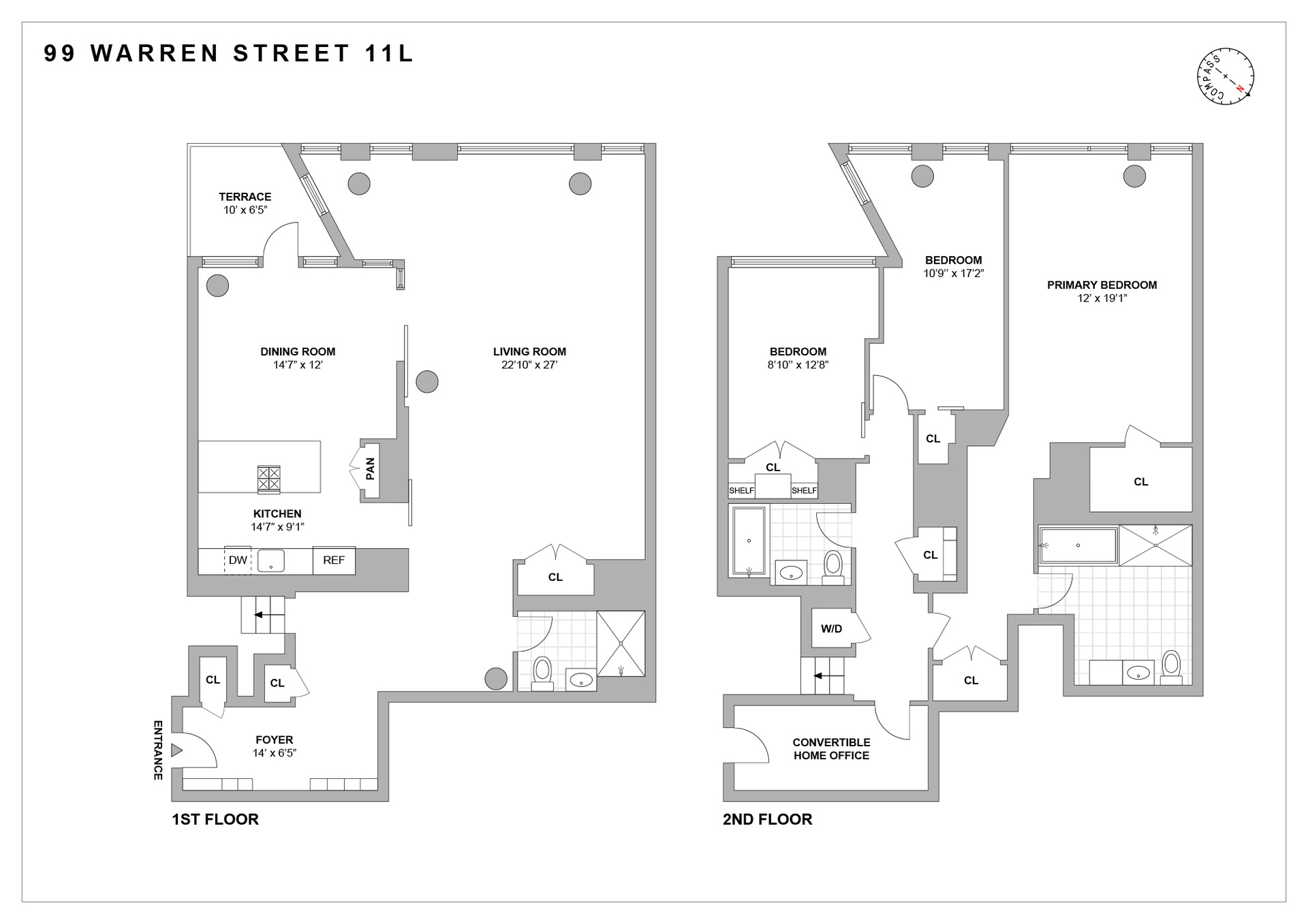 101 Warren Street 12L