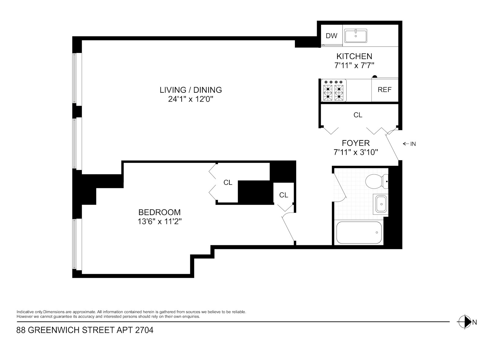 88 GREENWICH Street 2704