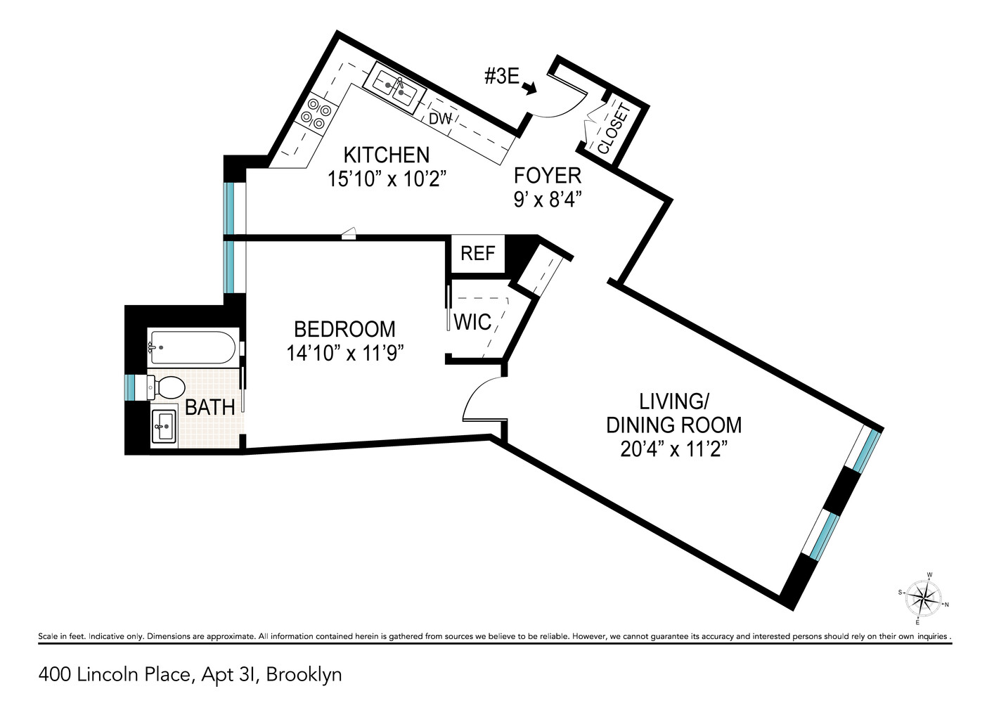 400 LINCOLN Place 3I