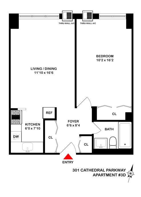 301 W 110th Street 3-D