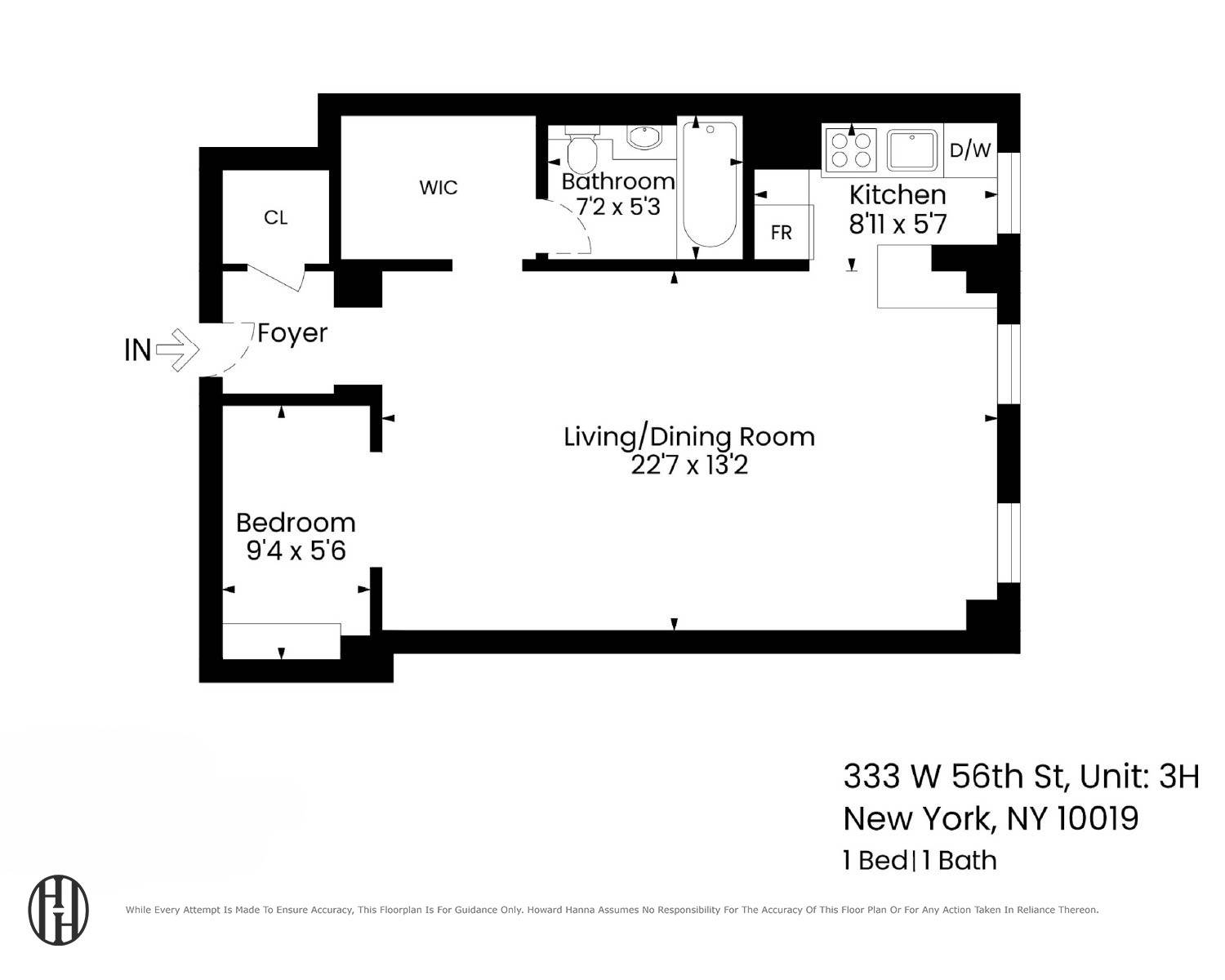 333 W 56th Street 3H