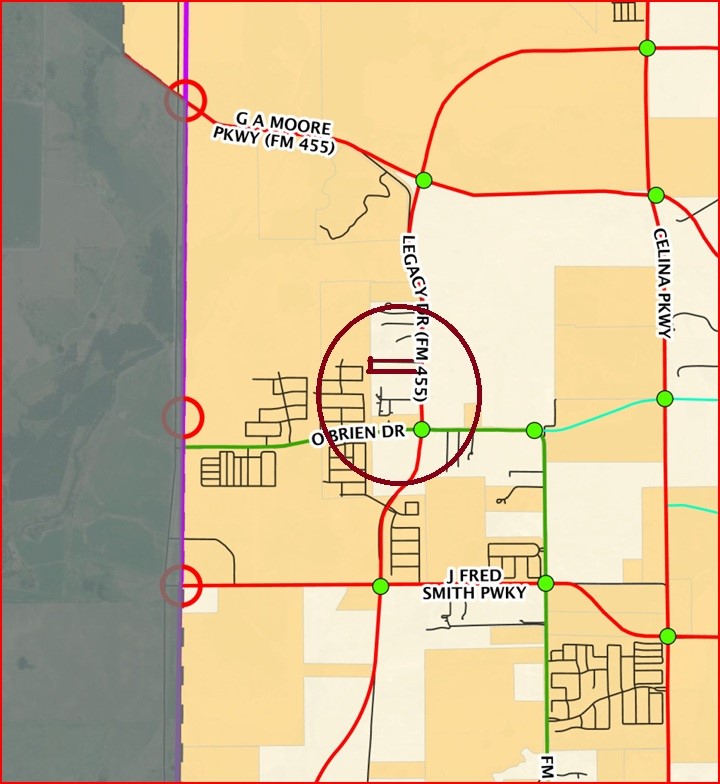 TBD Legacy (FM 455) Lane