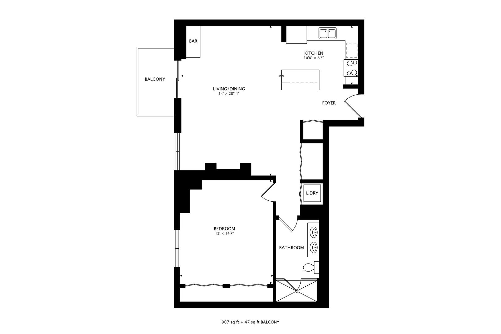 1122 N Dearborn Street Unit: 8C